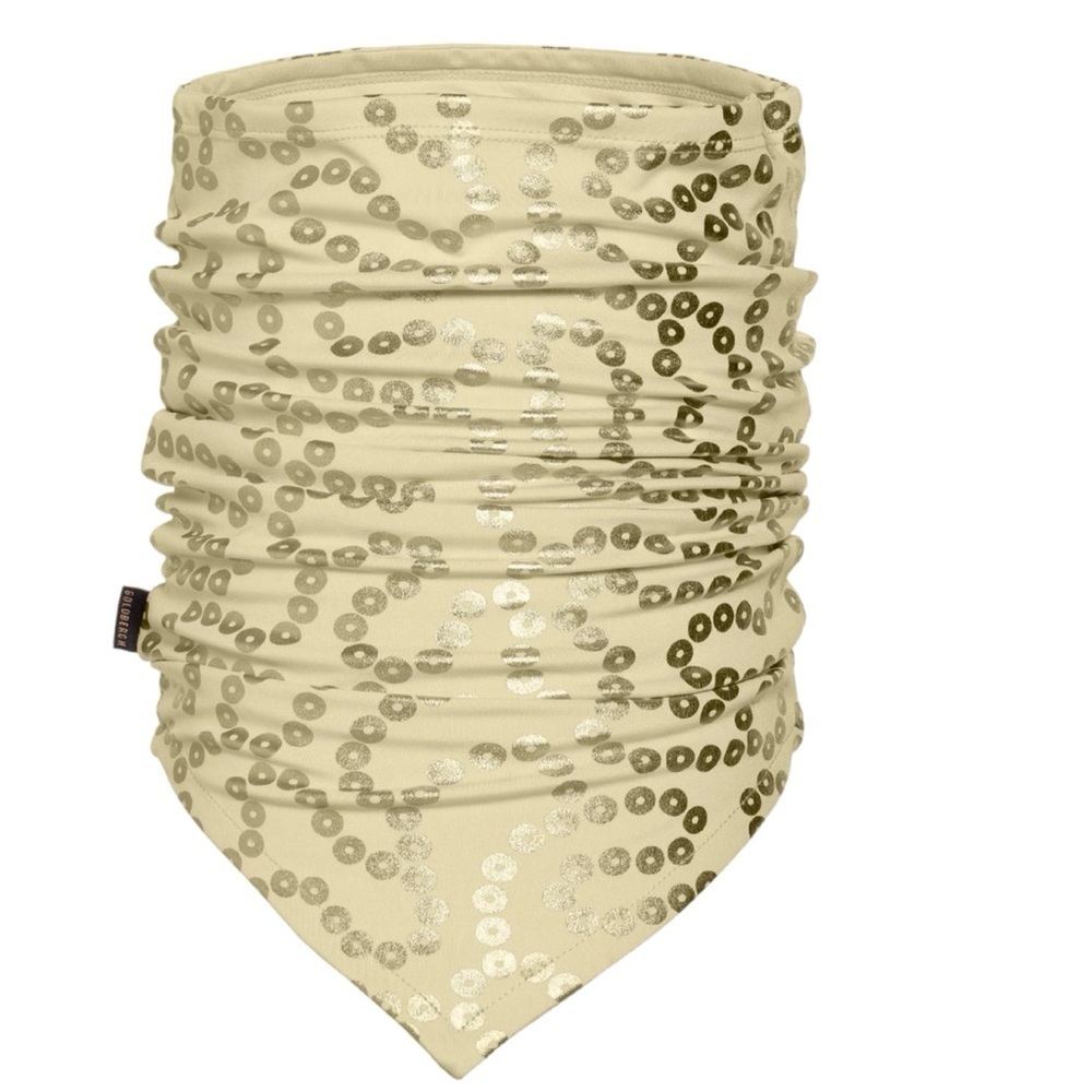 Goldbergh “Beads” Neckwarmer in Gold and Butter Yellow